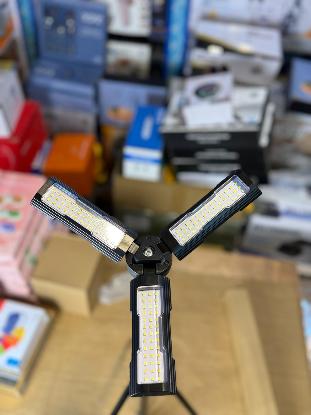 Rechargeable light for camping