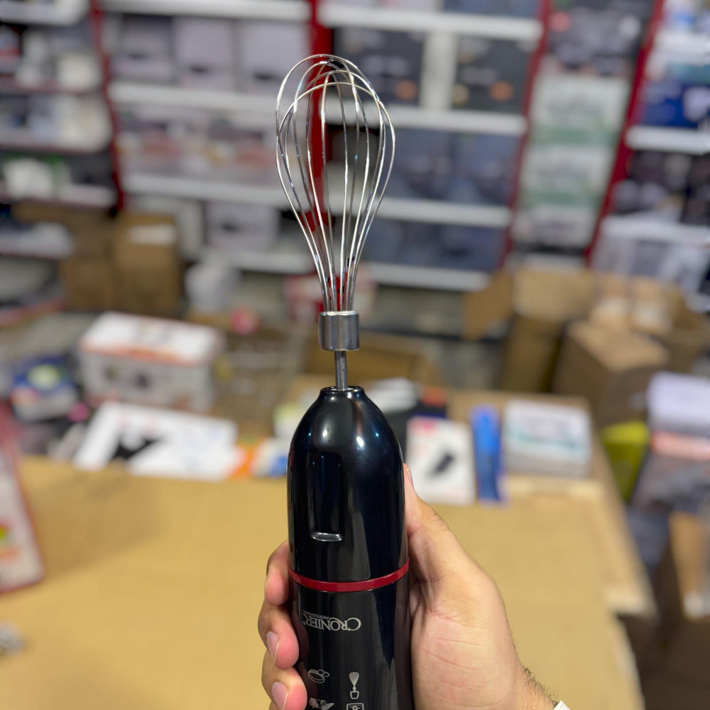 Cronier 5 in 1 Hand Blender Set CR-1115 – Multifunctional Blender with Whisk, Chopper, Masher & Beaker