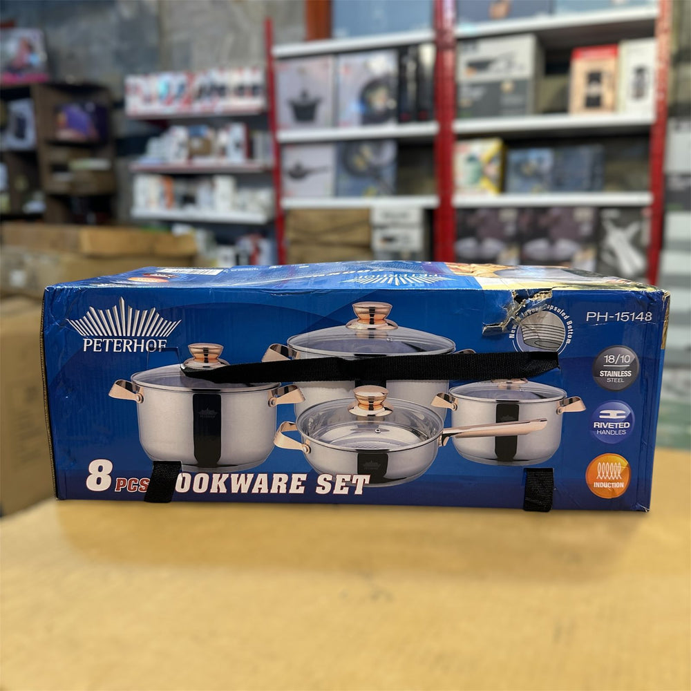 Peterhof 8pcs Stainless Steel Cookware Set PH-15148