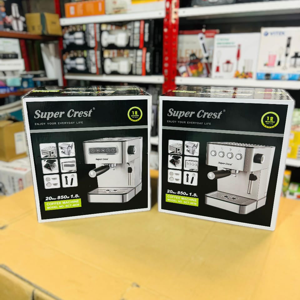 Super Crest Espresso Coffee Maker