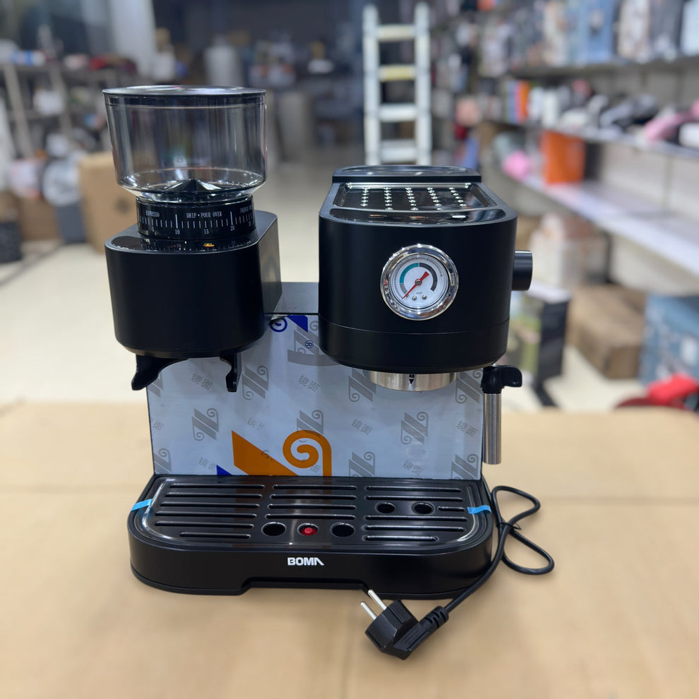Boma 2 in 1 Espresso Coffee Machine with Grinder BM-6897