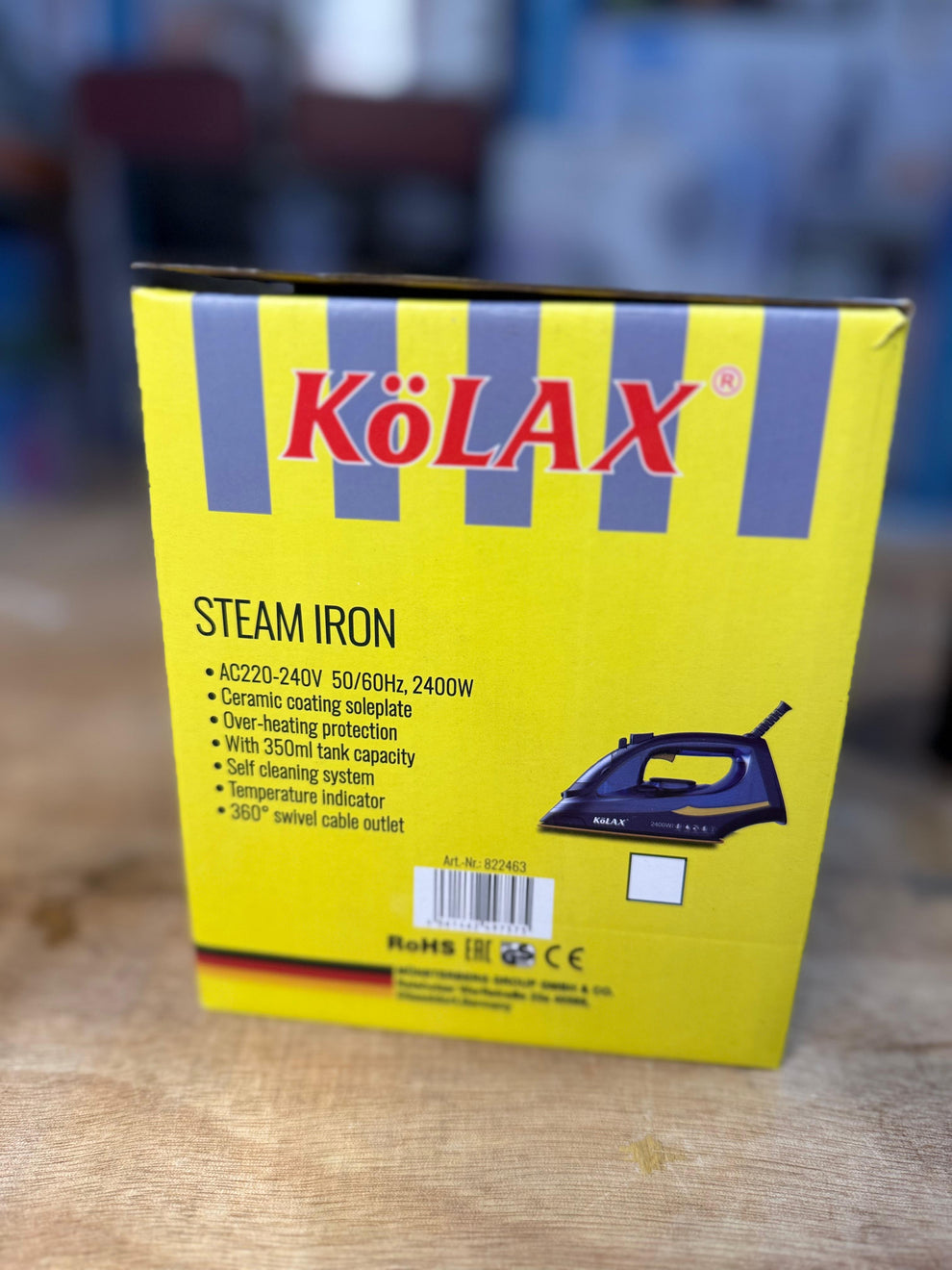 KoLAX Germany Steam iron 2400w