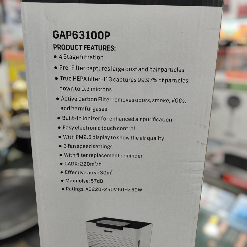 Geepas air purifier GAP 63100
