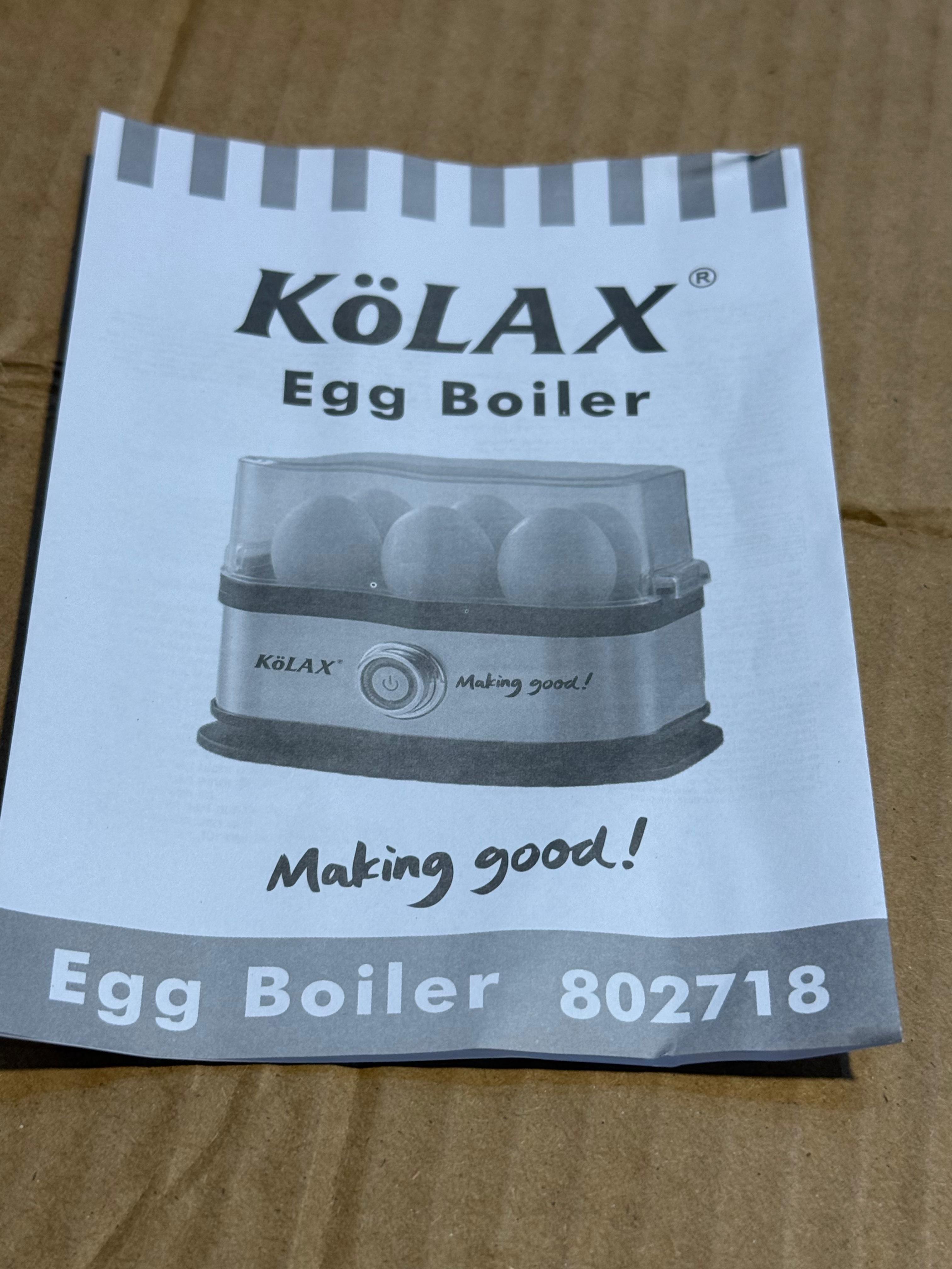 Kolax 6 Egg Boiler – Fast & Easy Egg Cooking