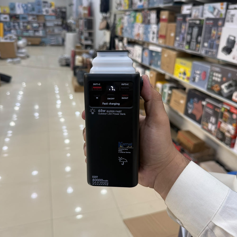 Foldable LED Quick Charge Power Banks