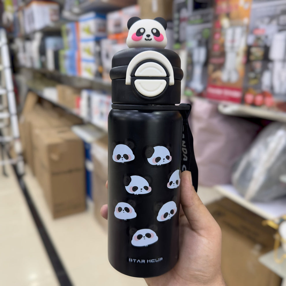 Panda 550ml Stainless Steel Water Bottle