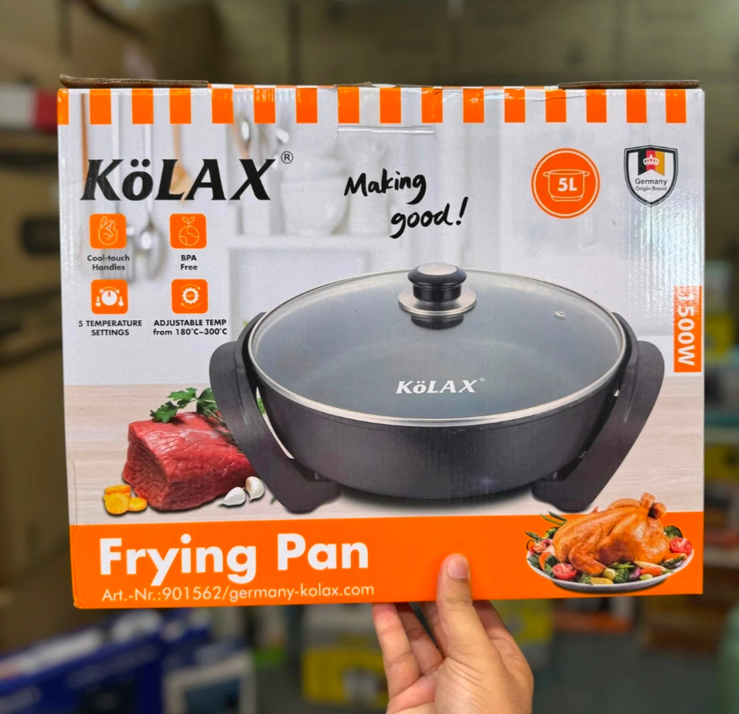 Kolax 5L Electric Frying Pan 1500 watt