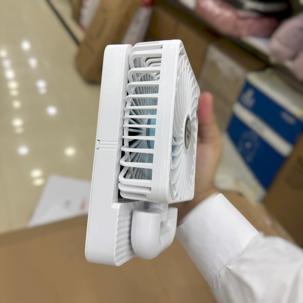 Foldable Solar Rechargeable Fan 666