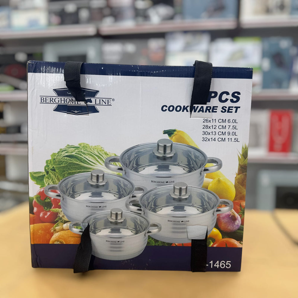 Berghome Line 8pcs Stainless Steel Cookware Set BL-1465