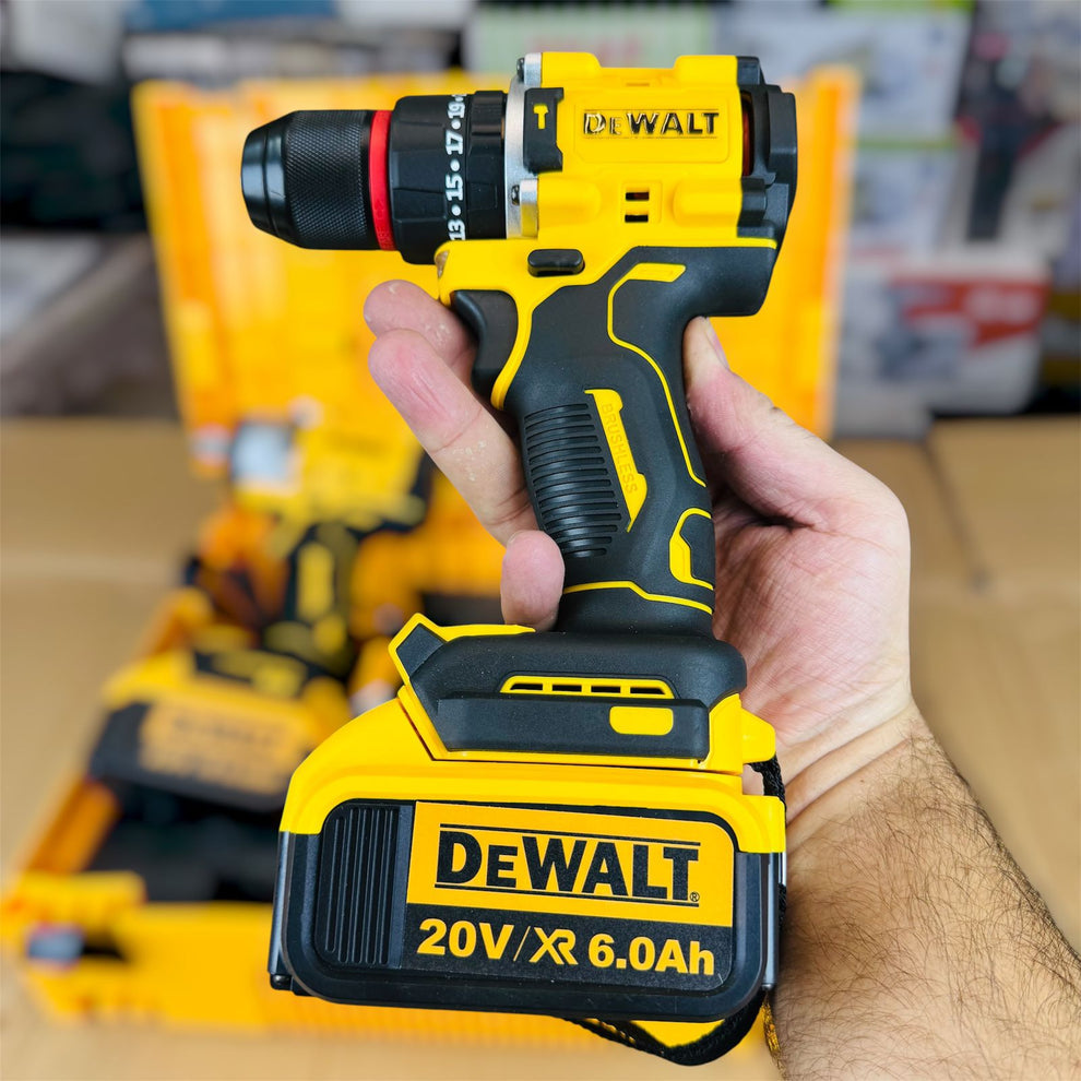 Dewalt 2 in 1 drill & impact wench with tools ( made in CZECH REPULIC