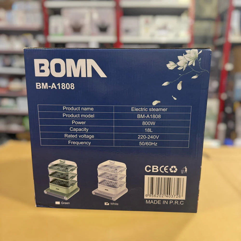 Boma Electric Food Steamer 18L Capacity BM-A1808