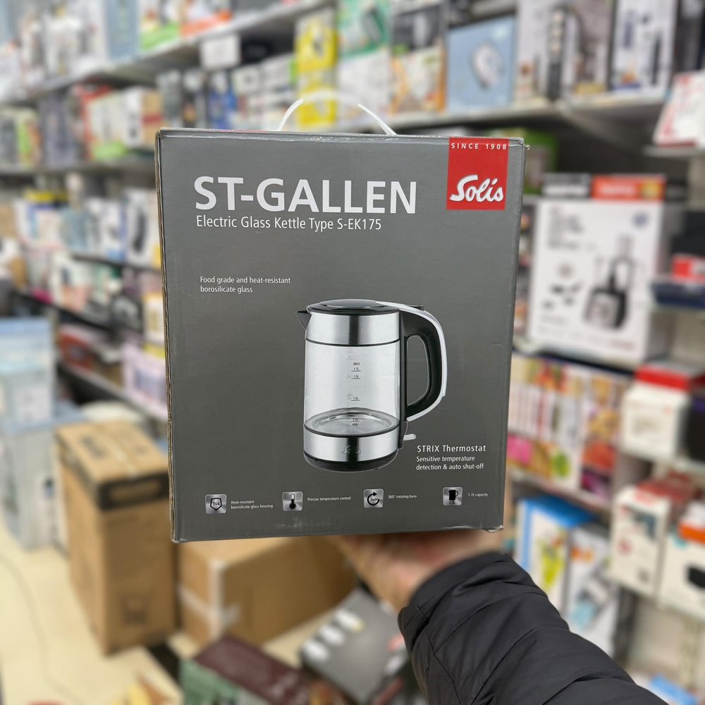 Solis St-Gallen 1.7L Electric Glass Kettle S-EK175