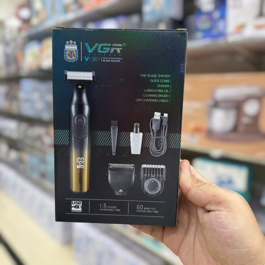 VGR Rechargeable One Blade Shaver V-361