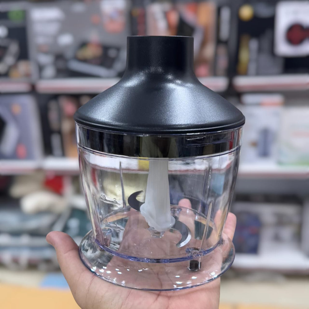 Juissiart 4 in 1 Hand Blender Set – Multifunctional Hand Blender with Chopper, Whisk & Beaker