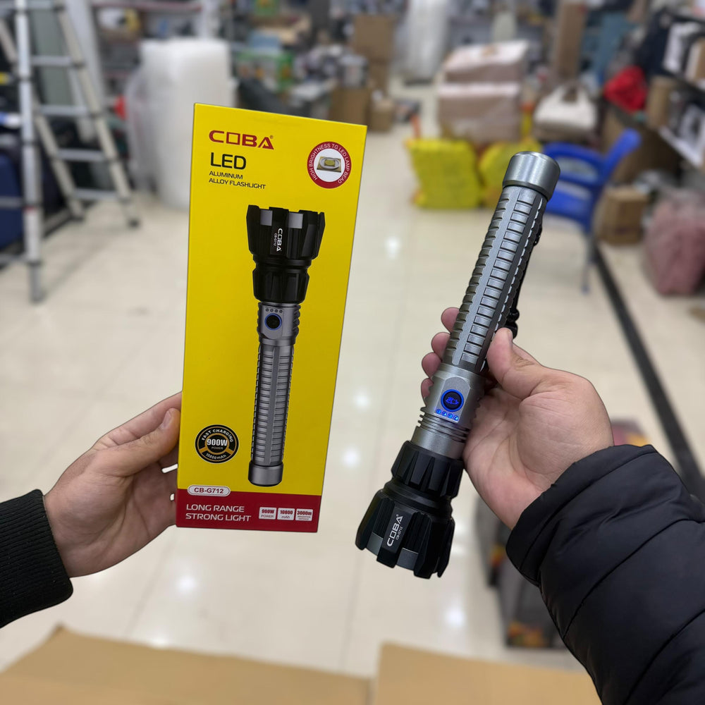 Coba LED Aluminum Alloy Flashlight Torch CB-7703