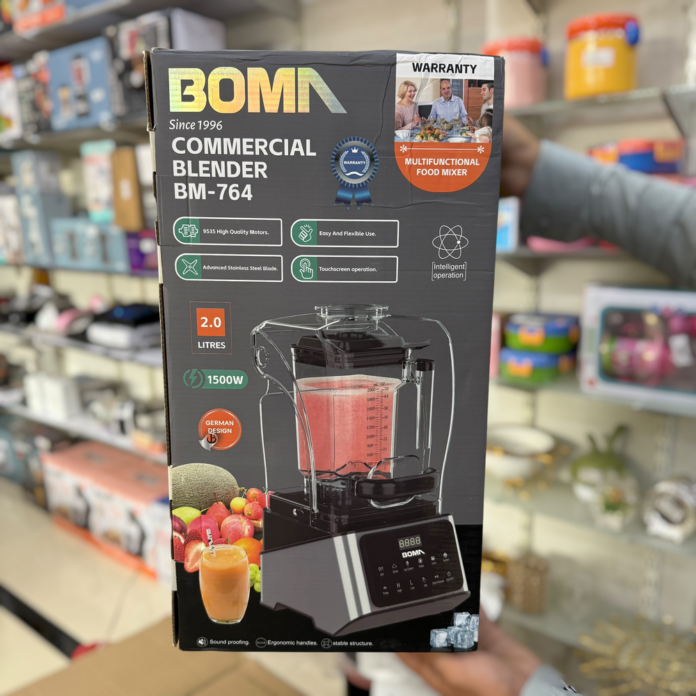 Boma Commercial Blender BM-764 – Powerful Multi-Speed Mixer & Blender BM-764 Boma Heavy Duty Blender | Professional Grade Blending Machine