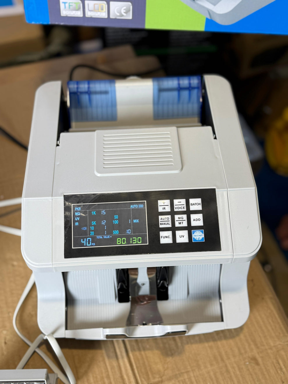 Mix value Bill counter mechine & Rechargeable