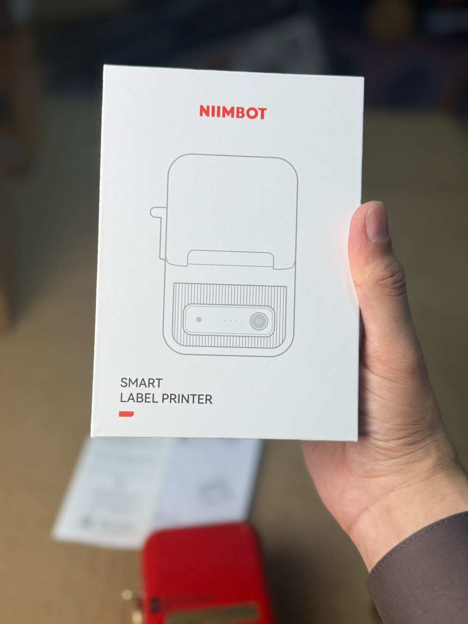NIIMBOT B21S Portable Bluetooth Label Printer – Vintage Retro Smart Thermal Label Maker