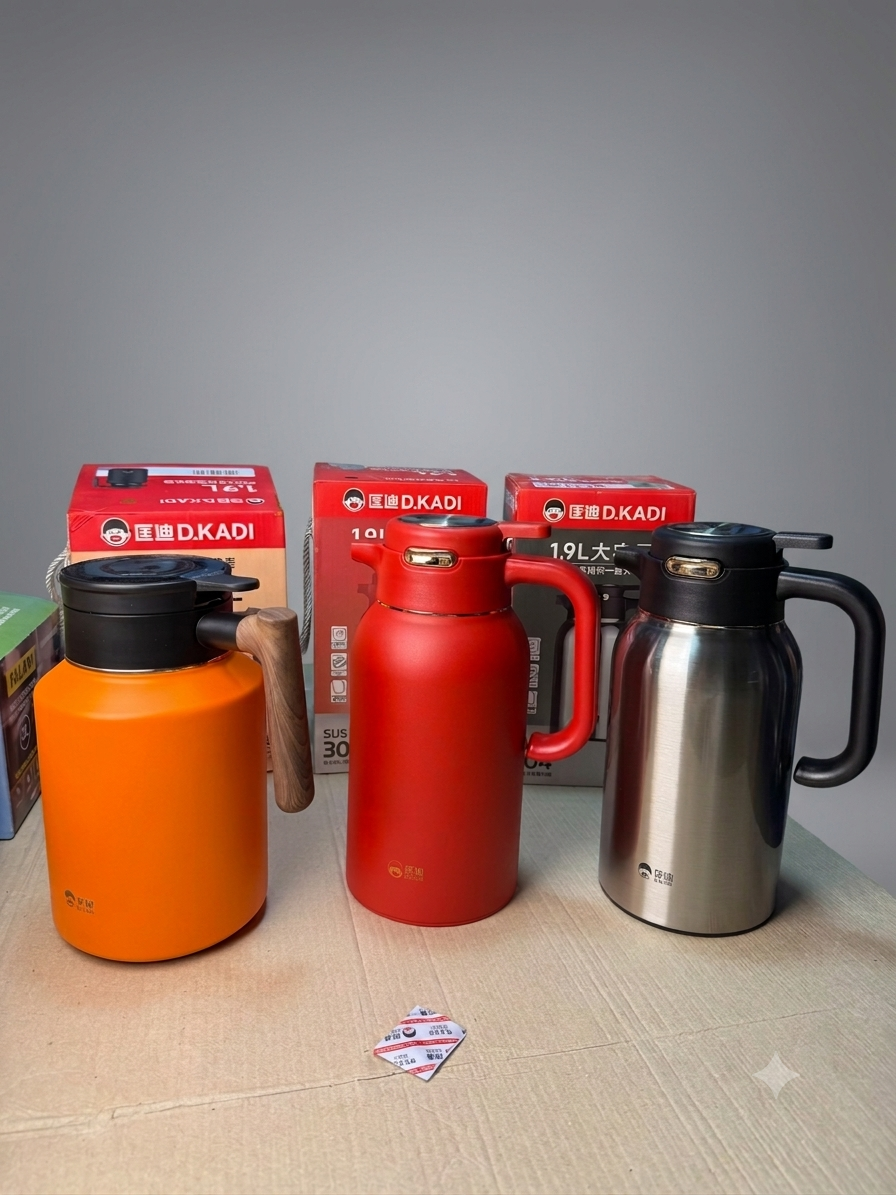 D.KADI SUS 304 Vacuum Flask Pot 1.9L