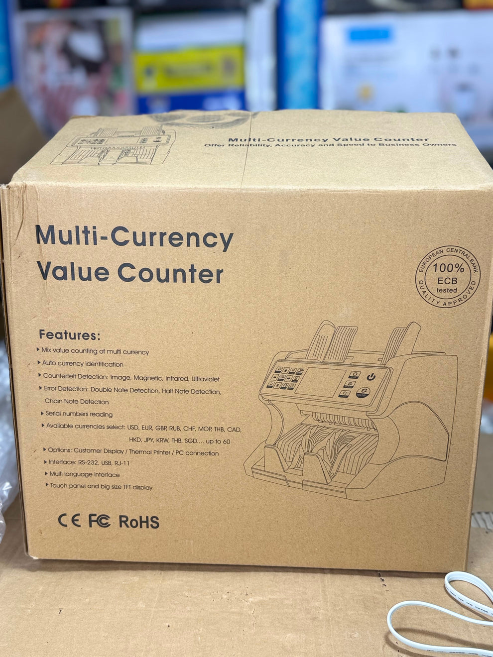 Multi-Currency Value Counting Machine EQ-920