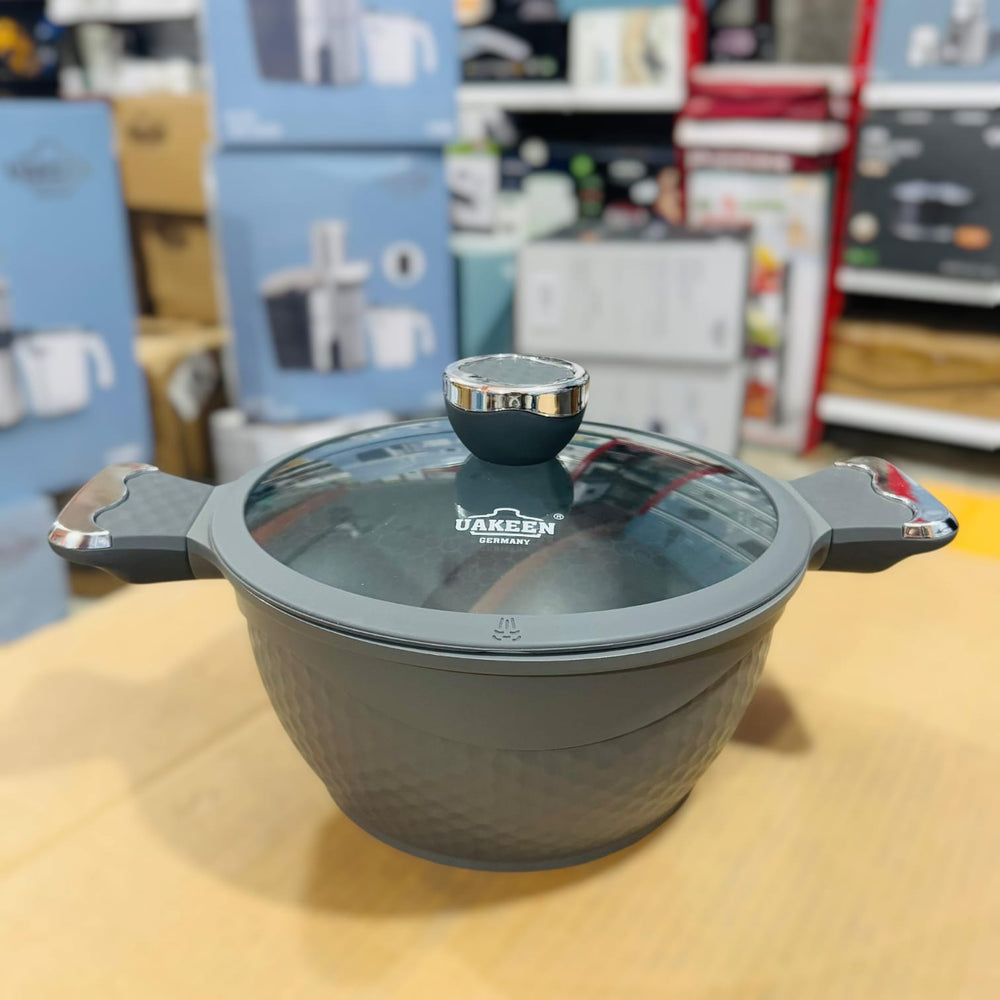 Uakeen Germany Induction Die-Cast Granite Cookware Set 10pcs VK-1408