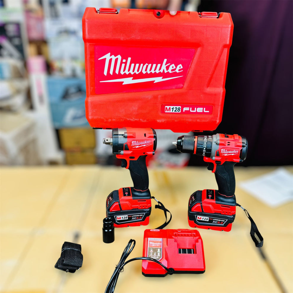 milwaukee 2 in 1 drill & impact set