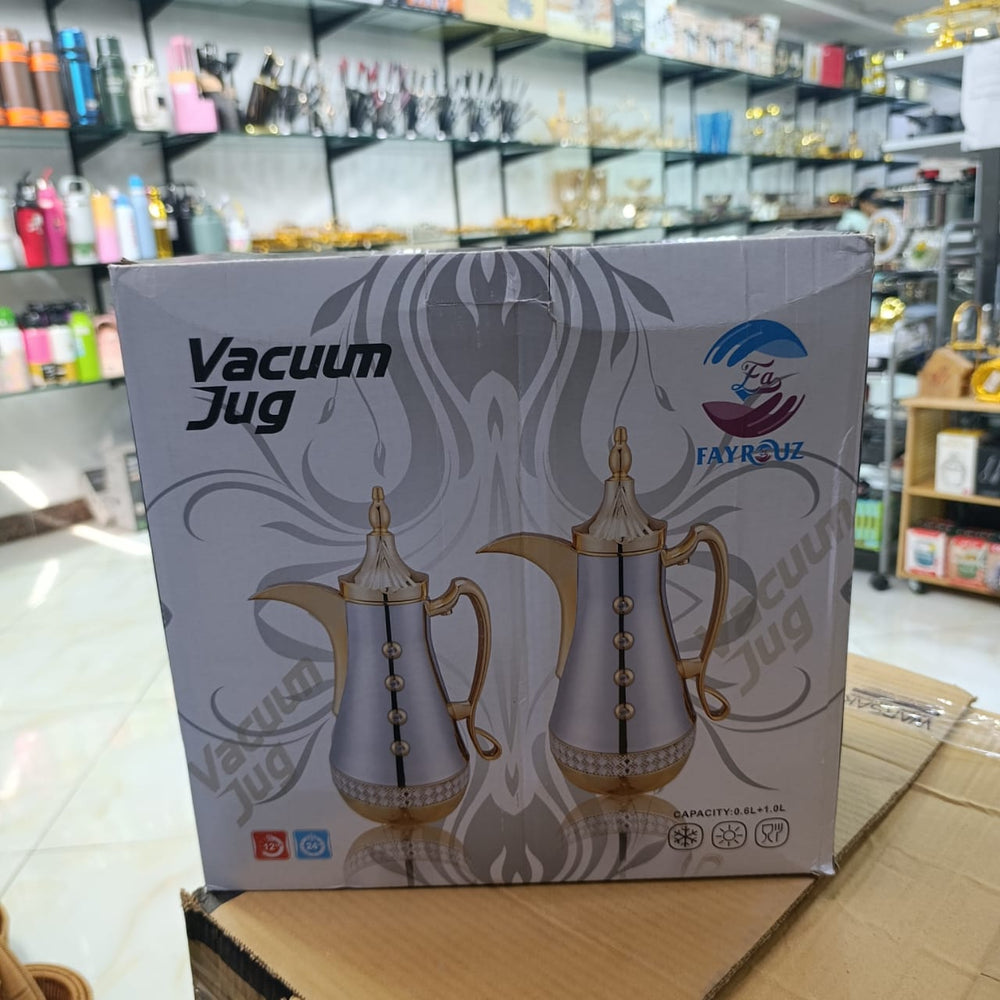 Lot Imported 2pcs Fancy Glass Vacuum Flask Set